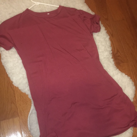 Mauve T-Shirt Dress - Picture 1 of 2